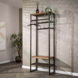 Bonjour, meuble de rangement Garderobe 70 cm Drift marron 