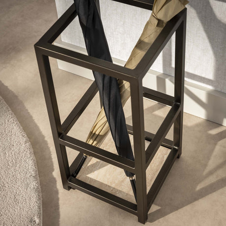 Sable Paraplubak carré Drift Brown H53 cm 