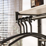 Porte-manteau Alto High Travertin 3x7 crochets 