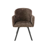 Set van 2 Moderne eetkamerstoelen Luma Hoven Rich Taupe