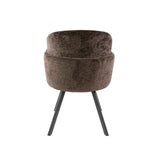 Set van 2 Moderne eetkamerstoelen Luma Hoven Rich Taupe