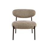 Fauteuil Nova Rond Zandkleurige Stof