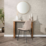 Jimi Curvo Kaptafel Keramiek Travertine 100 cm