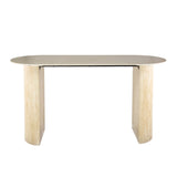 Arcino Bar Table 178x70 Céramique Travertin 