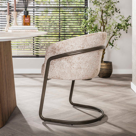 Ensemble de 2 chaises de salle à manger Reno Alura sable 