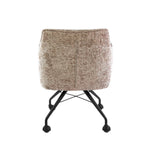 Set van 2 Eetkamerstoelen Tova Stof Hoven Rich Zand Met Wieltjes