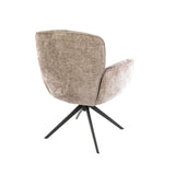 Set van 2 eetkamerstoelen Savona draaibaar Hoven rich zand