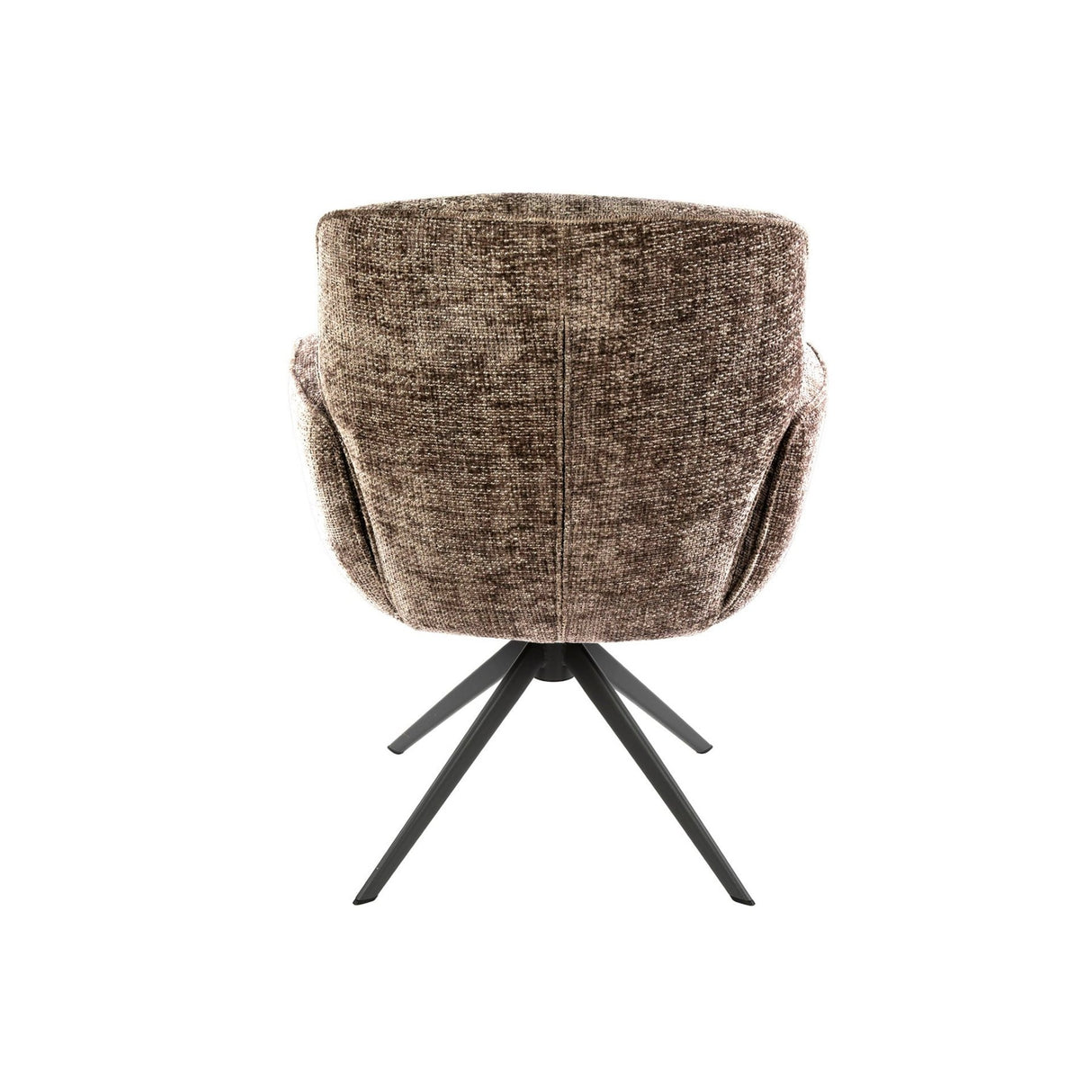 Ensemble de 2 chaises de salle à manger Milano pivotantes Hoven champagne riche 