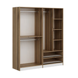 Armoire Elina White Gol Mélamine 185x208x52 cm