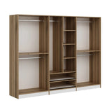 Armoire Elina White Gol Mélamine 277x208x52 cm