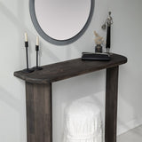 Table de coiffure ikigai bois anthracite