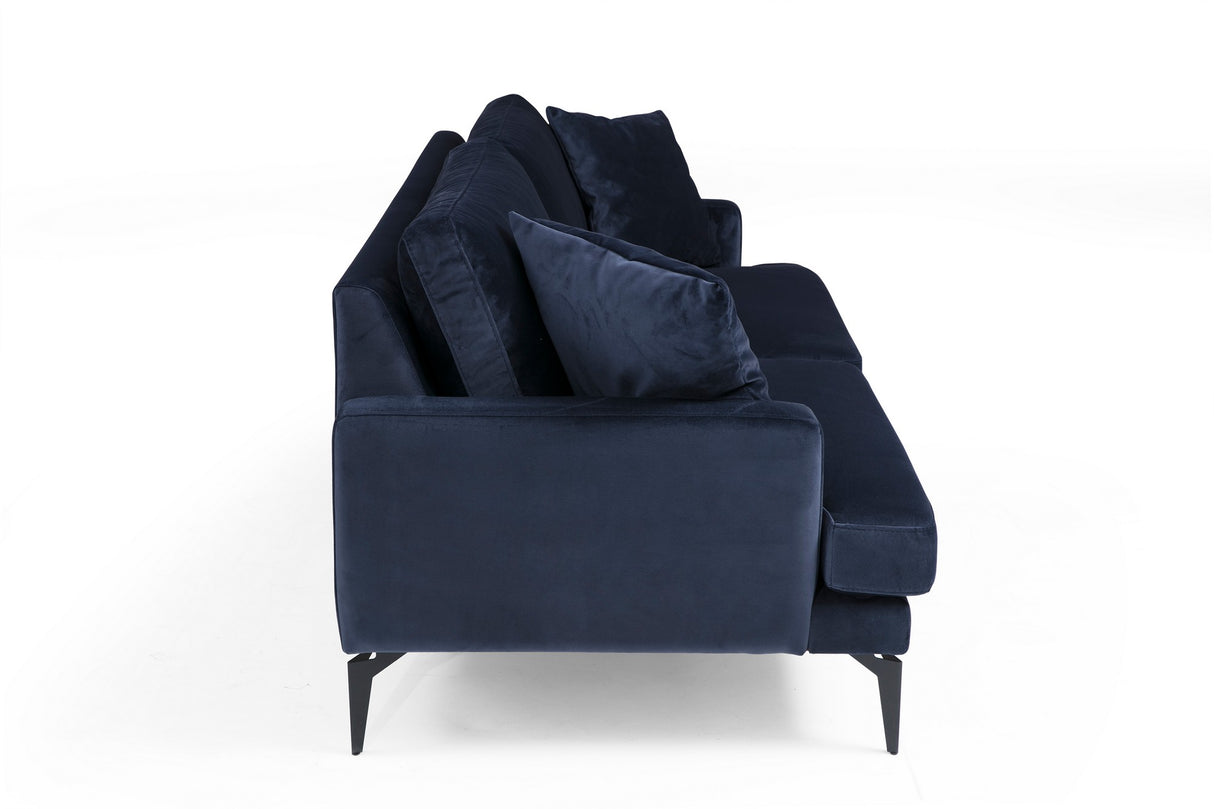 2-zits Bank Papira Navy Blauw