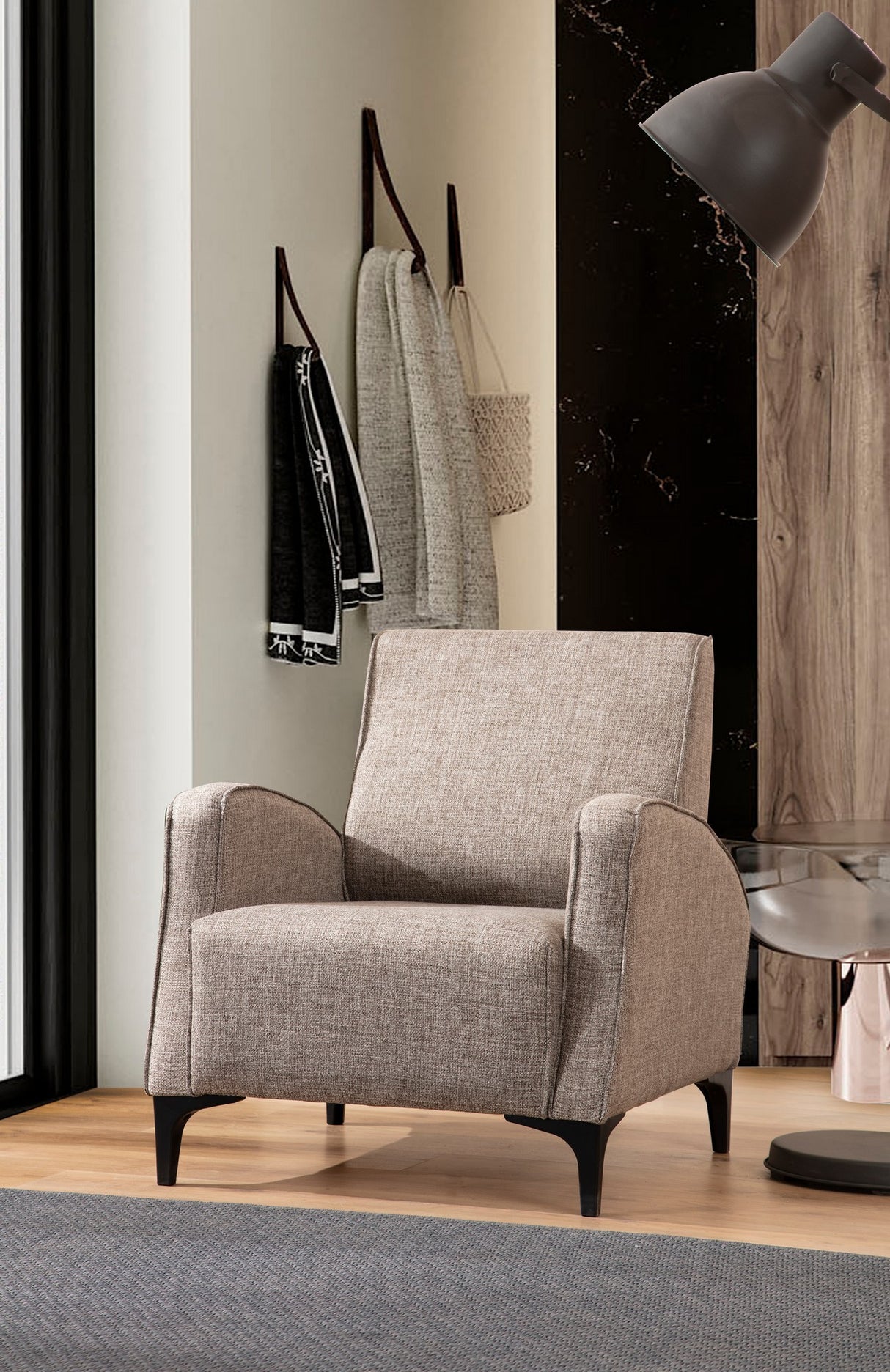 Fauteuil Petra Fawn