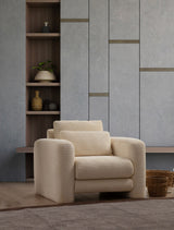 Fauteuil lis beige