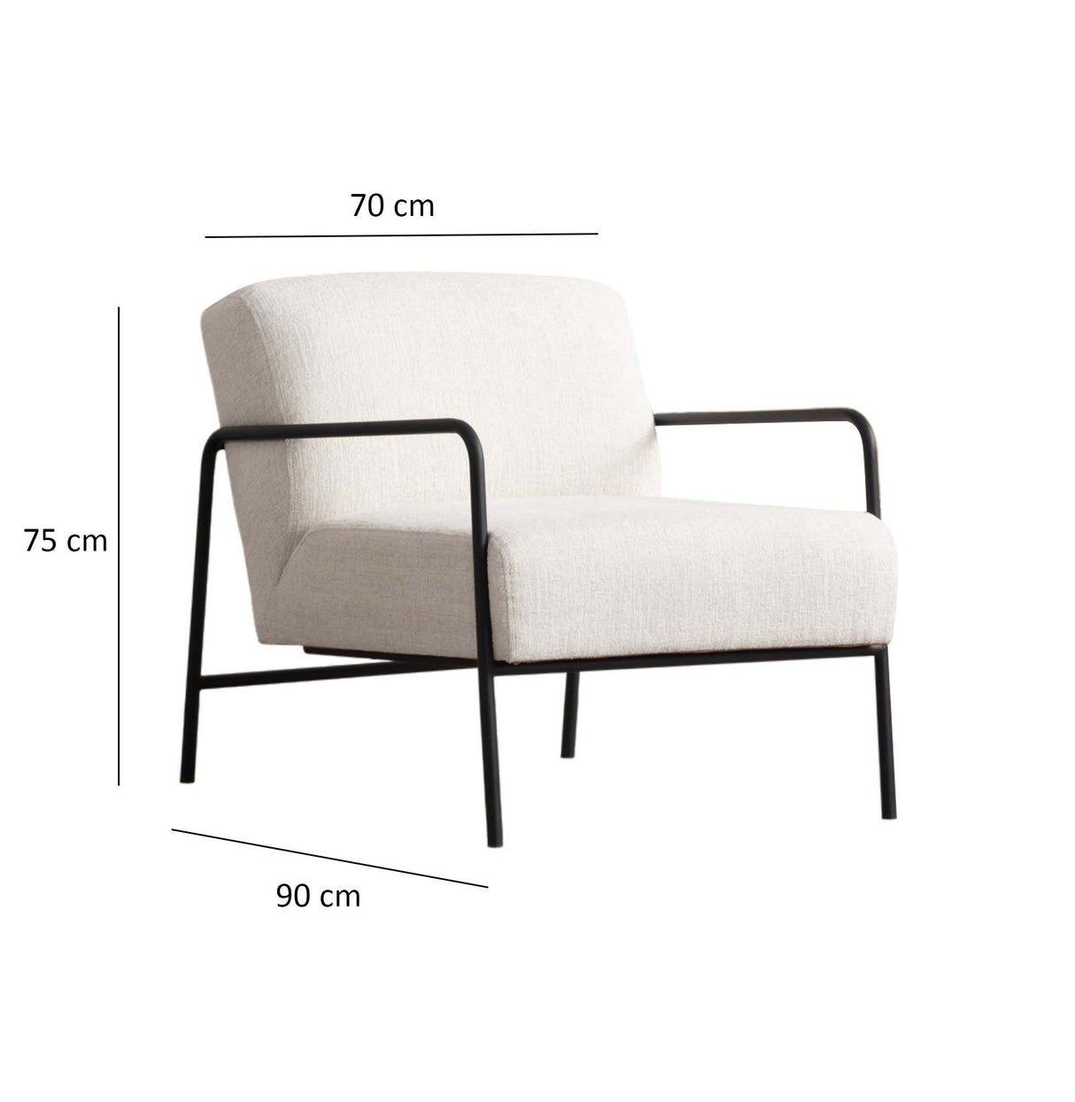 Fauteuil Eti Wit