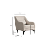 Fauteuil Astana Ecru