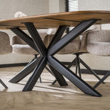 Deens Ovale Eettafel Cody Mangohout 180 cm