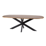 Deens Ovale Eettafel Cody Mangohout 215 cm