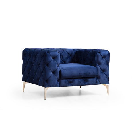 Fauteuil Como Navy Blauw