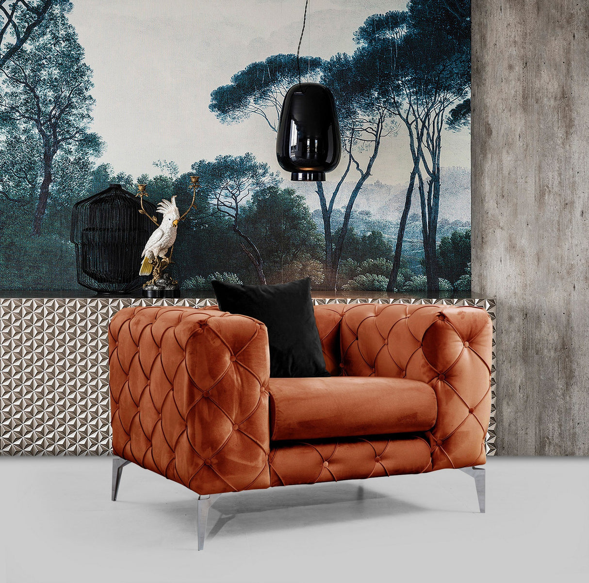 Fauteuil Como Orange