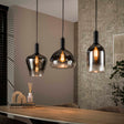 Lampes suspendues - Lampe suspendue Nexus 3 - lumière Noir Métal 105 cm - Dimehouse
