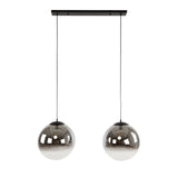 Hanglamp Juliette 2-lichts rookglas