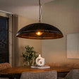 Lampe à suspension-Suspension Guard 1 lumière Ø90 cm Métal Marron Fumé-Dimehouse