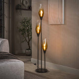 Lampadaire Cocoon en marron sienne