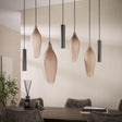 Hanglamp Cocoon cocoonstijl bruin frosted