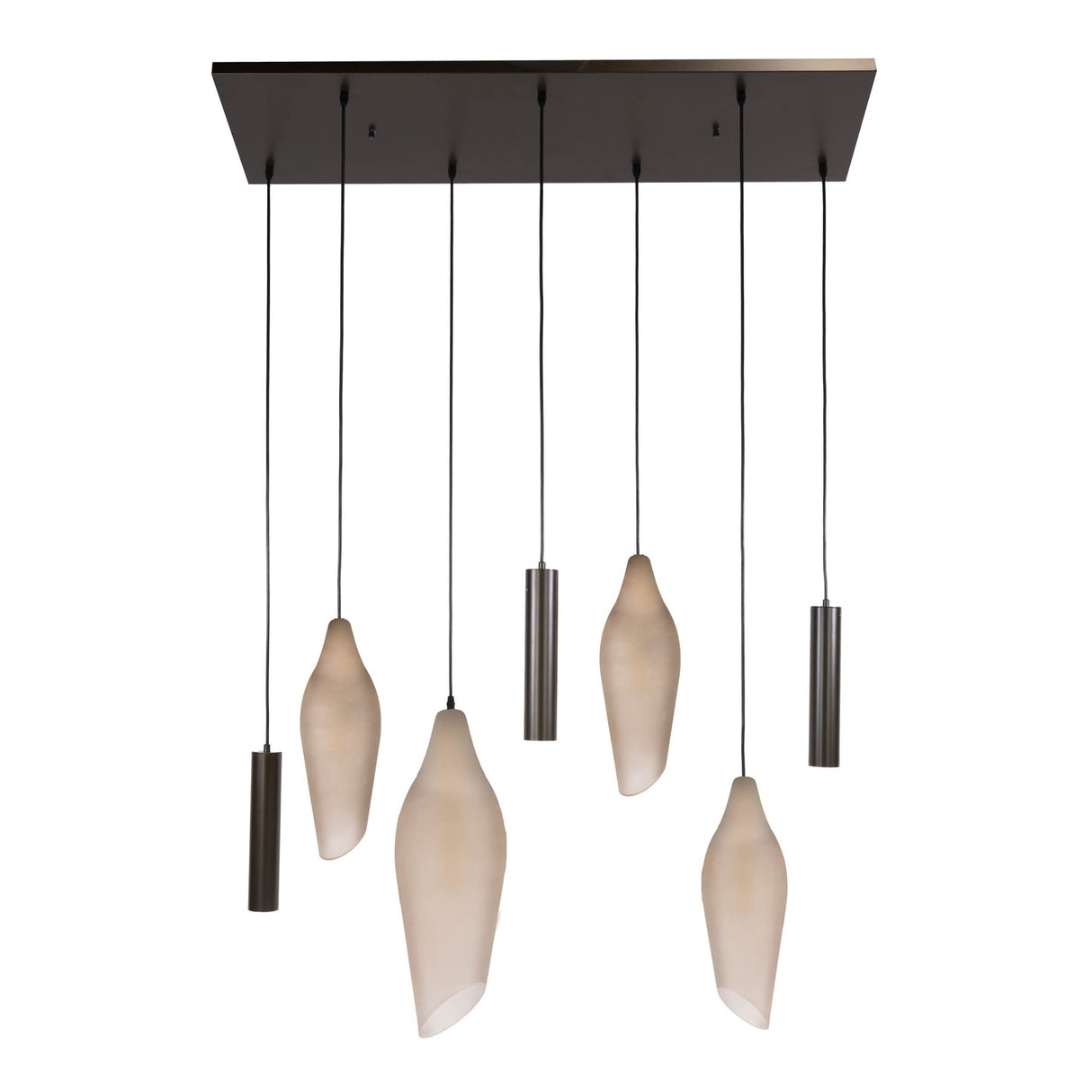 Hanglamp Cocoon cocoonstijl bruin frosted
