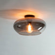 Plafonniers - Plafonnier Phil 1 - verre chromé clair - Dimehouse