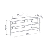 TV Meubel Thales Mokka Melamine 114x45x36 cm