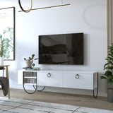 TV Meubel Norfolk Wit Melamine 150x44x36 cm