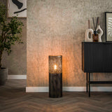 Vloerlamp cilinder Brick 60 cm zwart bruin