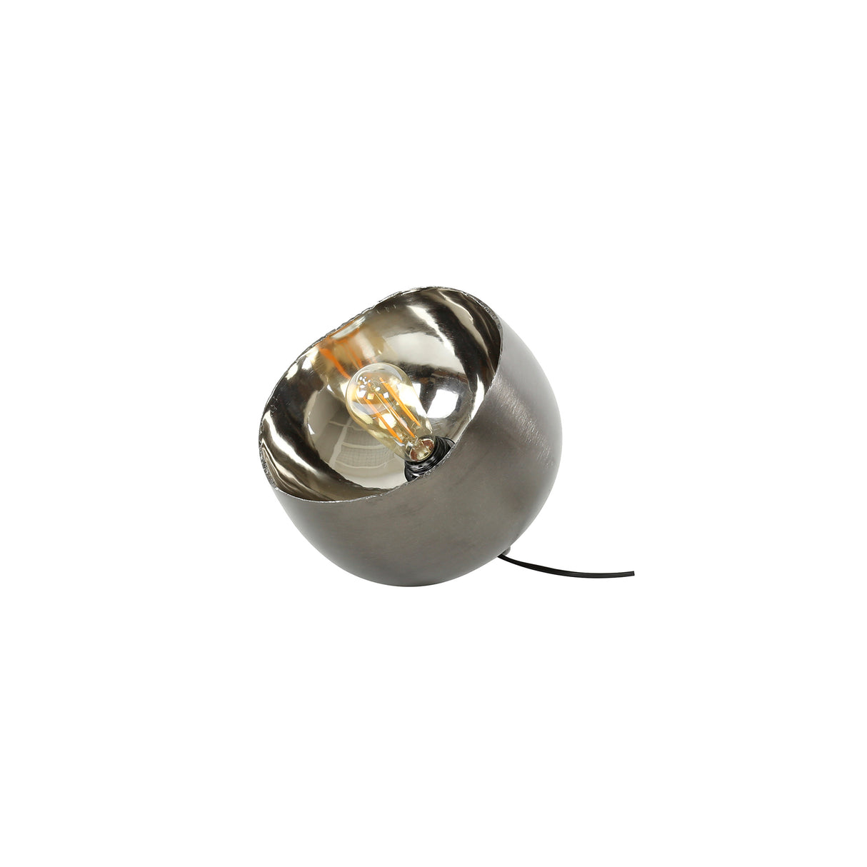 Oria Lampe de Table Ø28 Mirror Noir Nickel 