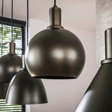 Suspension Sienna 5 lumières Industriel - Marron 120 cm 