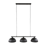 Lampe à suspension Melo 3 lumières métal noir