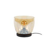 Lampadaire Dain UP L Verre couleur ambre 
