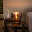 Vloerlampen - Vloerlamp Dain UP L Koperkleurig glas - Dimehouse