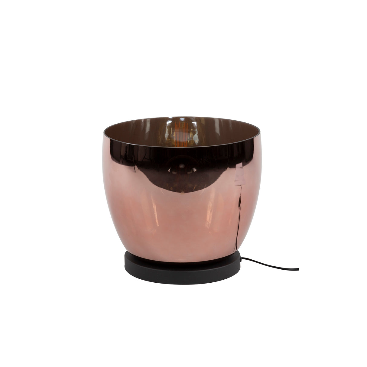 Lampadaire Dain UP L Verre couleur cuivre 