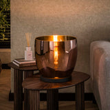 Vloerlamp Dain UP XL Koperkleurig glas