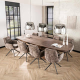 Hanglamp Dain 1-lichts XL chroomkleurig glas