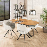 Hanglamp Dain 3-lichts chroomkleurig glas