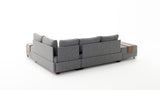 Canapé d'angle avec fonction couchage Right Fly Gris