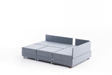 Canapé d'angle avec fonction couchage Right Fly Blue