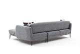 Canapé d'angle droit avec fonction couchage Venus Grey