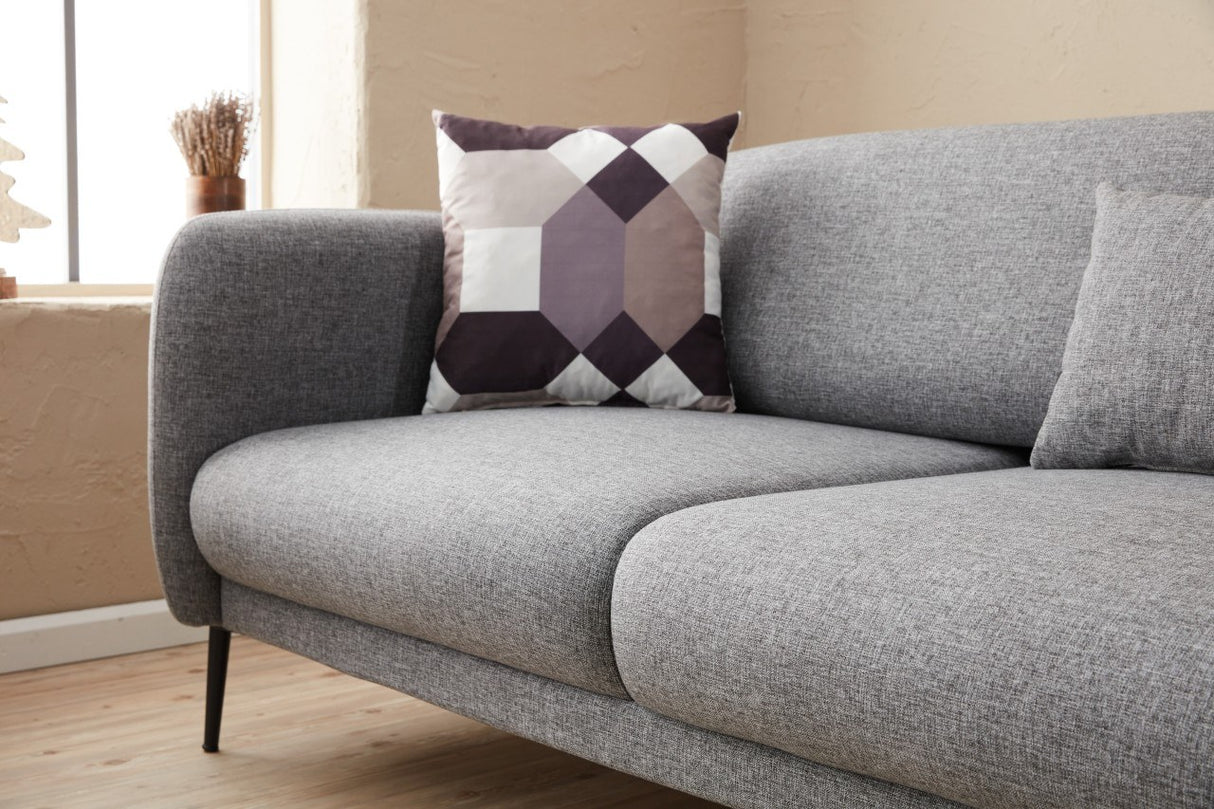 Canapé d'angle droit avec fonction couchage Venus Grey