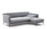 Canapé d'angle droit avec fonction couchage Venus Grey