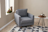 Fauteuil Eva Grijs