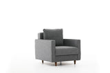 Fauteuil Eva Grijs